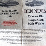 Ben Nevis 25 "Single Cask"