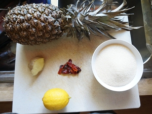 Pineapple Chutney: Ingredients