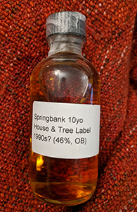 Springbank 10, House & Tree Label | My Annoying Opinions