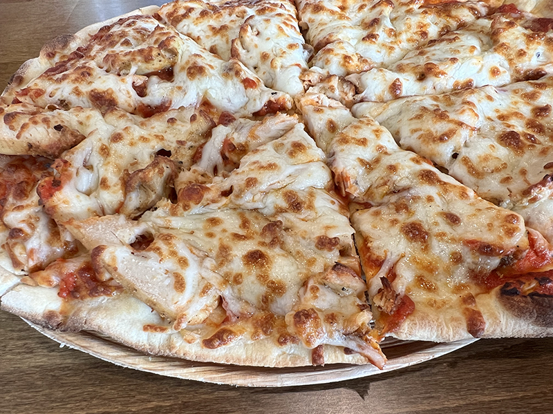 Pizza Karma, Build Your Own PizzaChicken Kabab, closer My Annoying